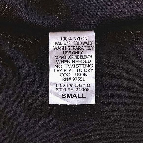 Sweet Pea black mesh ruffle scoop neck longline tank blouse - Picture 6 of 9